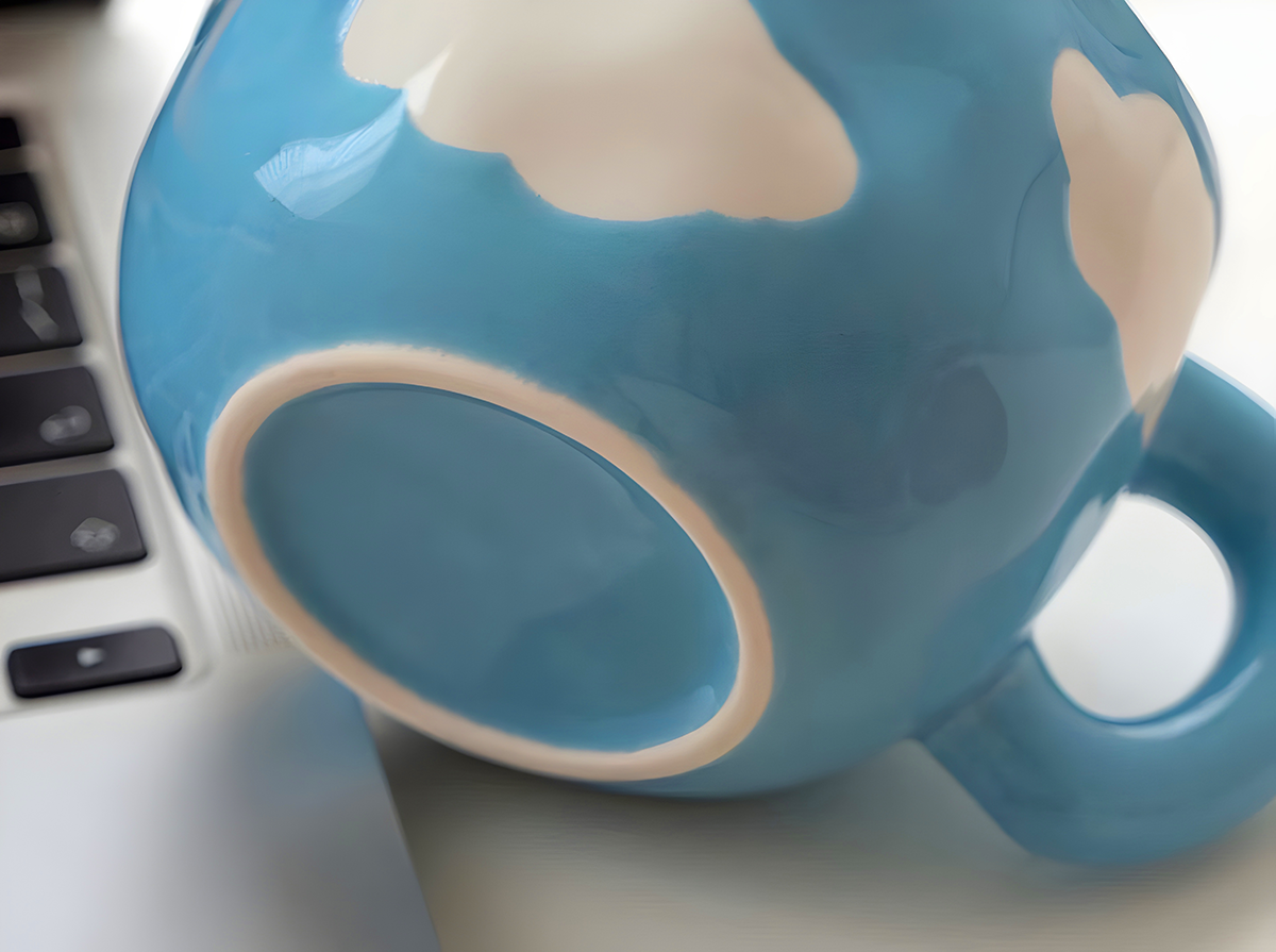 sky mug bottom details