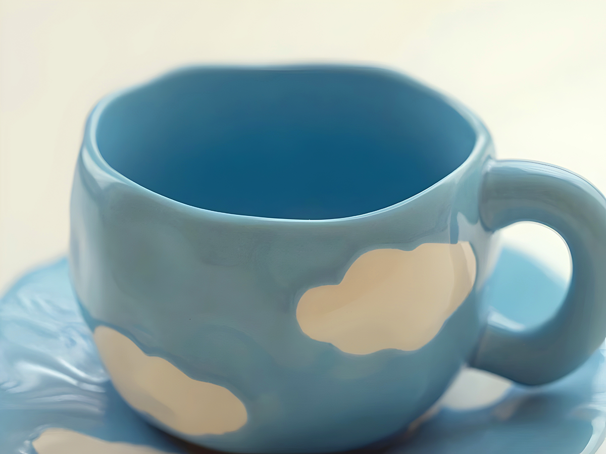 Garden Whimsy Sky Mug